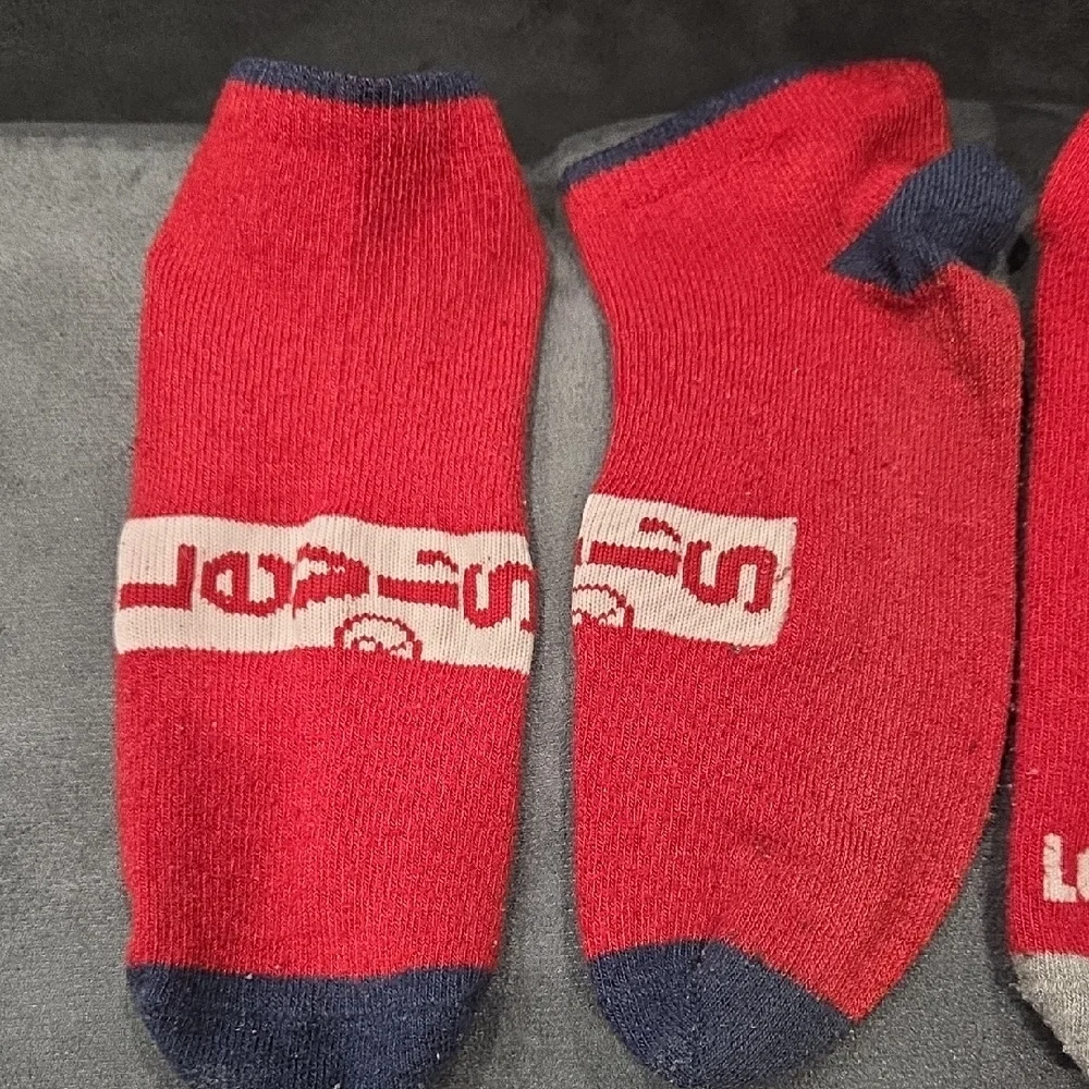 Levi's Red and Blue Casual Socks Set